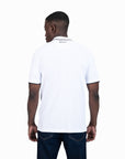 BOSS Green Cotton-Blend Polo Shirt With Contrast Logos | LEVISONS