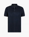Emporio Armani Regular Fit All Over Logo Polo Shirt With Button Closure | LEVISONS