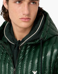 Emporio Armani Regular Fit Puffer Jacket With Embroidered Logo | LEVISONS
