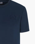 EA7 Regular Fit Crewneck T-Shirt With Monochromatic Logo | LEVISONS