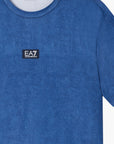 EA7 Ventus7 Denim Print T-Shirt | LEVISONS