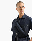 Armani Exchange Belt Bag With Embroidered Branding And External Pocket | LEVISONS