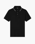 Emporio Armani Cotton Piqué Polo Shirt With Embossed Logo On Collar | LEVISONS