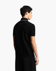 Emporio Armani Cotton Piqué Polo Shirt With Embossed Logo On Collar | LEVISONS