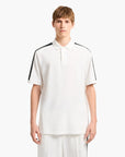 Armani Exchange Regular Fit Cotton Polo Shirt With Contrast Logo Tape | LEVISONS