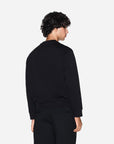 Armani Exchange Regular Fit Cotton Crewneck Sweatshirt With Central Gold Branding | LEVISONS