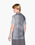 Armani Exchange Regular Fit All Over Logo Cotton Crewneck T-Shirt With Gradient Print | LEVISONS