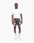 BOSS Black Fully Lined Swim Shorts With Seasonal Print | LEVISONS