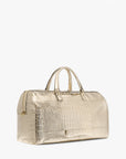 Michael Kors Bedford Travel Extra-Large Metallic Crocodile Embossed Leather Weekender Bag | LEVISONS