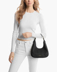 Michael Kors Nolita Small Pebbled Leather Hobo Shoulder Bag | LEVISONS