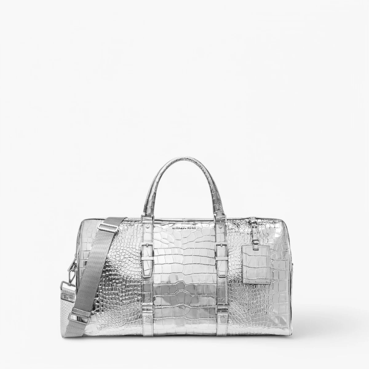 Bedford Travel Extra-Large Metallic Crocodile Embossed Leather