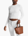 Michael Kors Jordi Small Leather Tote Bag | LEVISONS