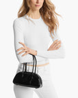 Michael Kors Lulu Small Patent Leather Satchel | LEVISONS