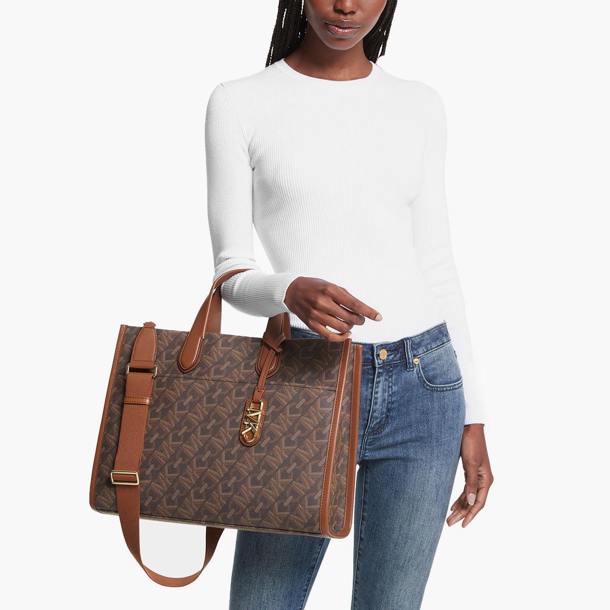 Gigi Large Empire Signature Logo Tote Bag – Levisons