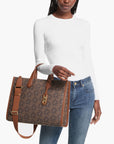 Michael Kors Gigi Large Empire Signature Logo Tote Bag | LEVISONS
