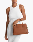 Michael Kors Laila Medium Leather Satchel | LEVISONS
