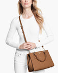 Michael Kors Marilyn Medium Saffiano Leather Satchel | LEVISONS