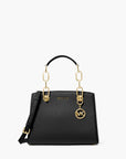 Michael Kors Cynthia Small Leather Satchel | LEVISONS