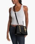 Michael Kors Cynthia Small Leather Satchel | LEVISONS
