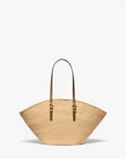Michael Kors Isa Large Hand-Crocheted Straw Tote Bag | LEVISONS