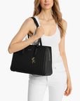 Michael Kors Laila Medium Leather Tote Bag | LEVISONS