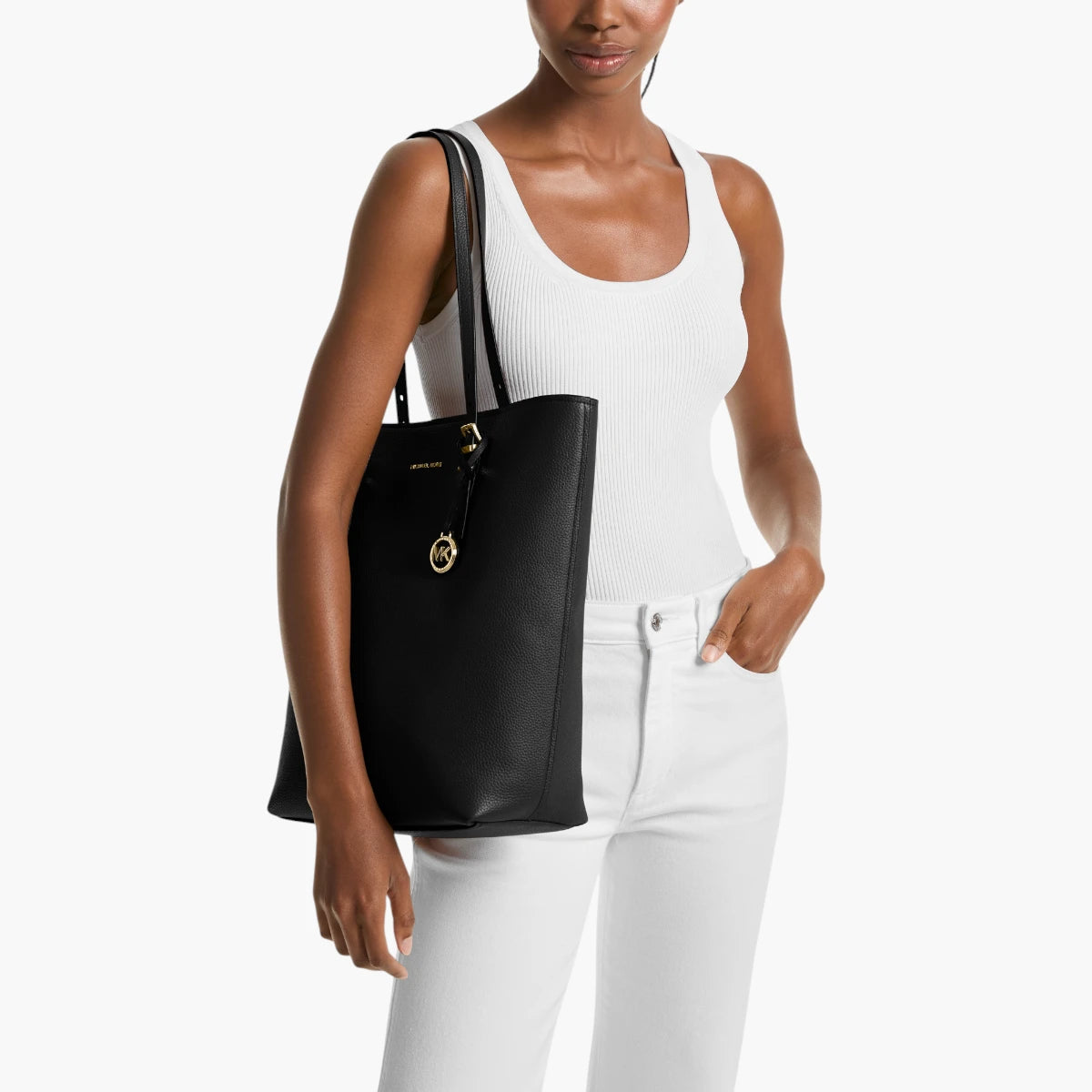 Quinn Large Pebbled Leather Tote Bag – Levisons