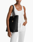 Michael Kors Quinn Large Pebbled Leather Tote Bag | LEVISONS