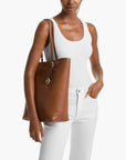 Michael Kors Quinn Large Pebbled Leather Tote Bag | LEVISONS