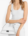 Michael Kors Ludlow Medium Studded Leather Shoulder Bag | LEVISONS