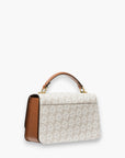 Michael Kors Delancey Medium Empire Signature Logo Satchel | LEVISONS
