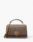 Michael Kors Delancey Medium Empire Signature Logo Satchel | LEVISONS