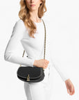Michael Kors Mila Small Hand-Stitched Leather Shoulder Bag | LEVISONS