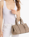 Michael Kors Romee Small Pebbled Leather Satchel | LEVISONS