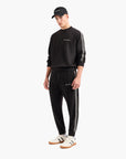 Armani Exchange Signature Logo Crewneck Sweatshirt | LEVISONS