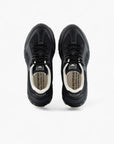 Emporio Armani Leather Sneakers With Quilted Inserts | LEVISONS