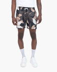 BOSS Black Fully Lined Swim Shorts With Seasonal Print | LEVISONS