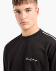Armani Exchange Signature Logo Crewneck Sweatshirt | LEVISONS
