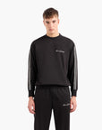 Armani Exchange Signature Logo Crewneck Sweatshirt | LEVISONS