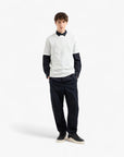 Armani Exchange Blue Edition Regular Fit Mercerised Cotton T-Shirt Withtone-On-Tone Branding | LEVISONS