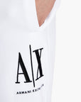 Armani Exchange Icon Contrast Logo Cotton Sweatpants | LEVISONS