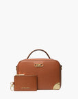Michael Kors Estelle Small Pebbled Leather Satchel | LEVISONS
