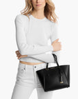 Michael Kors Taryn Small Leather Convertible Crossbody Bag | LEVISONS