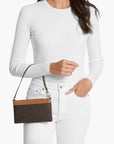 Michael Kors Jet Set Medium Signature Logo Wristlet | LEVISONS