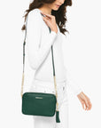 Michael Kors Jet Set Medium Pebbled Leather Crossbody Bag | LEVISONS