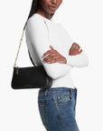 Michael Kors Empire Medium Chain-Link Pouchette | LEVISONS