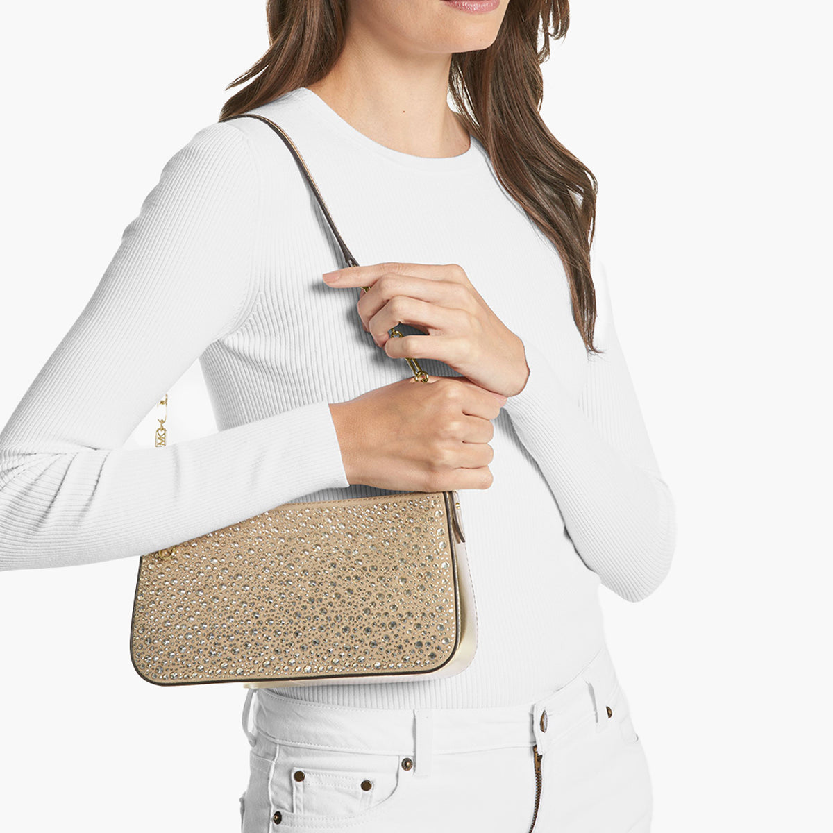 Michael michael kors medium shop embellished leather belt bag