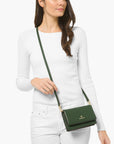 Michael Kors Jet Set Small Pebbled Leather Smartphone Convertible Crossbody Bag | LEVISONS