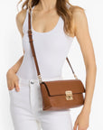Michael Kors Addie Medium Leather Convertible Shoulder Bag | LEVISONS