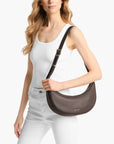 Michael Kors Avra Medium Leather Crossbody Bag | LEVISONS