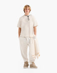 Emporio Armani 100% Cotton Oversized T-Shirt With Embroidered Logo | LEVISONS